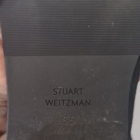 Stuart Weitzman Keelan Over-The-Knee Boot Black Suede Size 8.5 - Picture 9 of 13